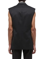 Wool Notch-Lapel Vest