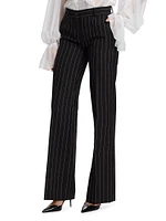 Wool Stripe Pants