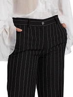 Wool Stripe Pants