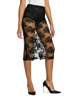 Chantilly Lace Midi-Skirt