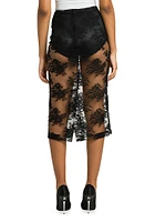 Chantilly Lace Midi-Skirt