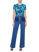 Nolan Stretch Wide-Leg Jeans