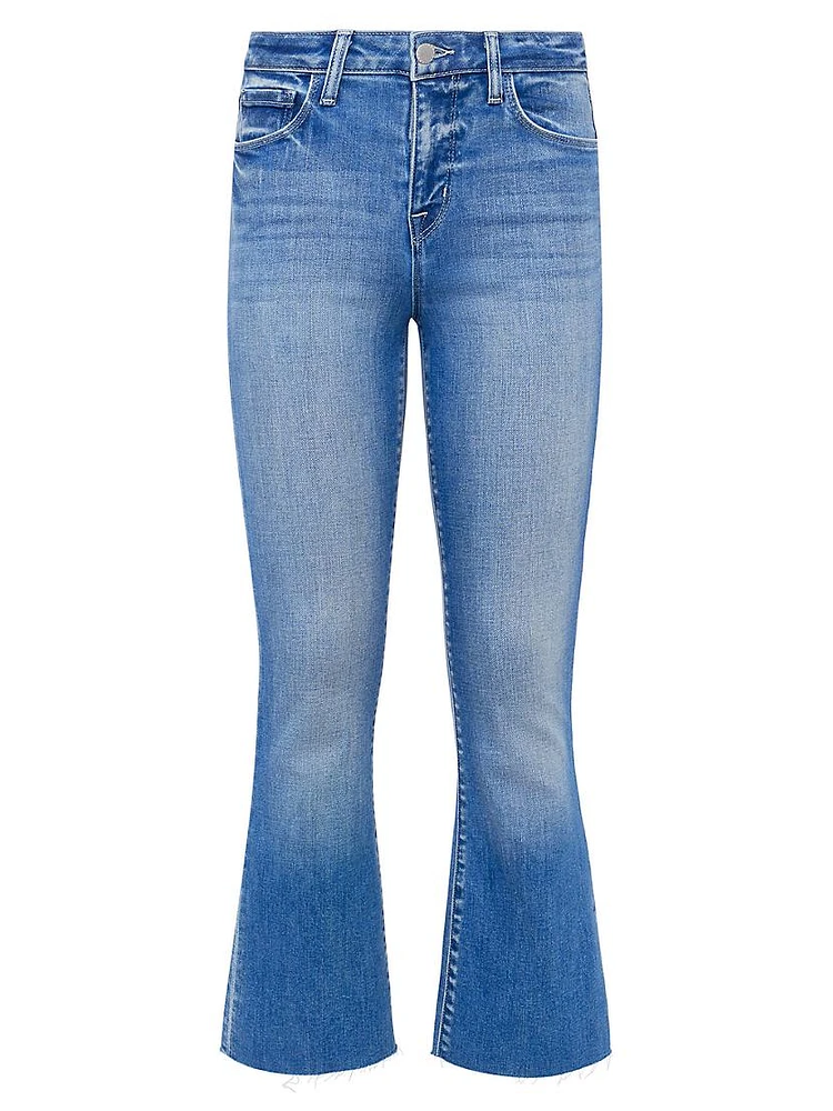 Kendra Cropped Flared Jeans