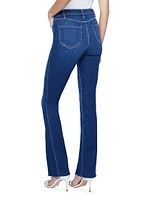 Ruth Mid-Rise Slim-Straight Jeans