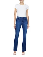 Ruth Mid-Rise Slim-Straight Jeans