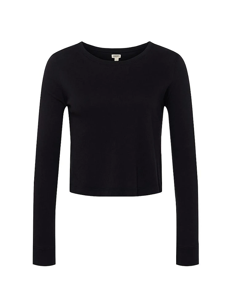 Benny Long-Sleeve Cropped T-Shirt