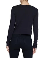 Benny Long-Sleeve Cropped T-Shirt