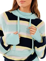 Vic Cashmere Striped Hoodie