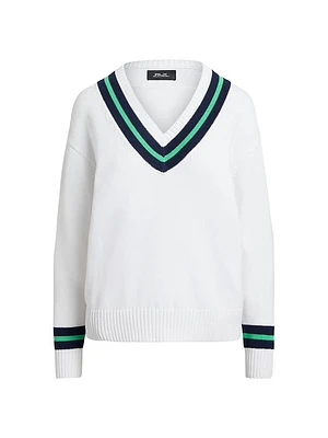 Cricket Striped Cotton Sweater