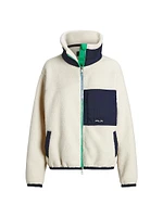 Ripstop Colorblocked Fleece Jacket