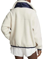 Ripstop Colorblocked Fleece Jacket