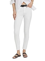 Farrah Cotton-Blend Crop Jeans