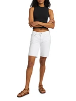 Nikki Denim Bermuda Shorts