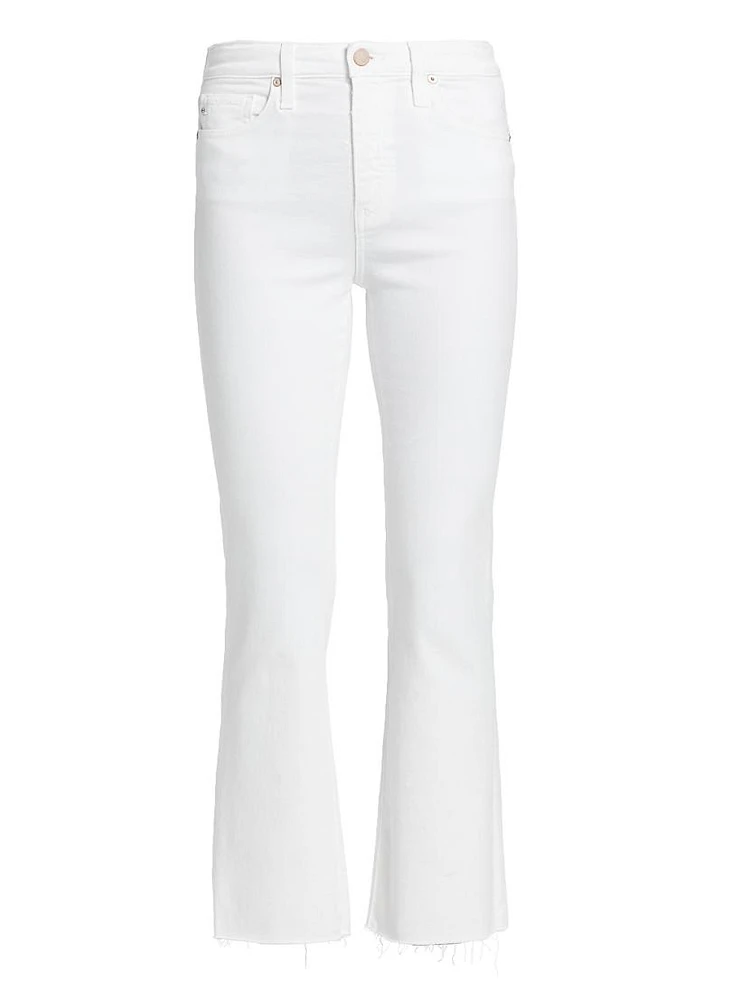 Farrah Cotton-Blend Boot-Cut Jeans