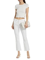 Farrah Cotton-Blend Boot-Cut Jeans