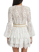 Bedouin Lace Belted Minidress