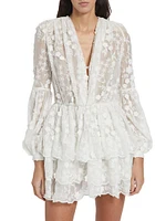 Bedouin Lace Belted Minidress