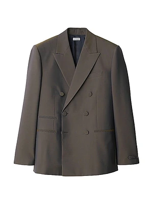 Wool Double-Breasted Blazer