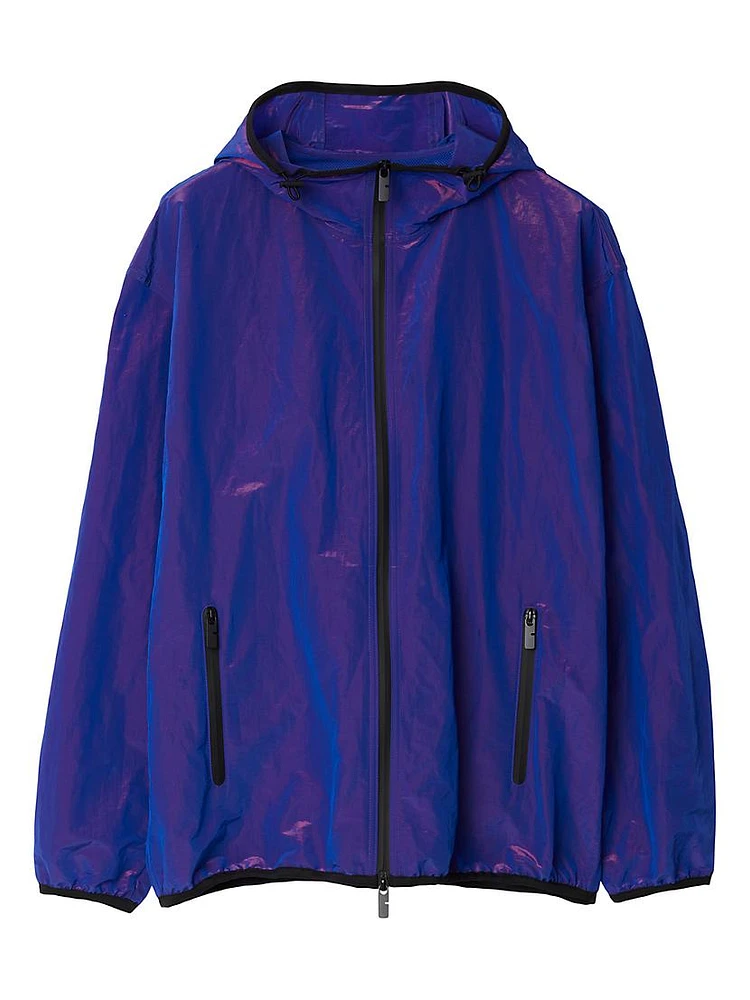 Hooded Oversized Windbreaker Jacket