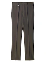 Wool Crease-Front Pants