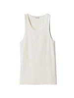 Logo Cotton Sleeveless T-Shirt