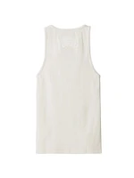 Logo Cotton Sleeveless T-Shirt