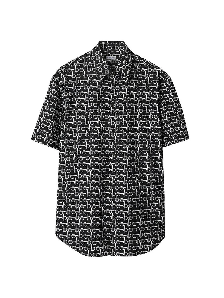 Horsebit Cotton Shirt