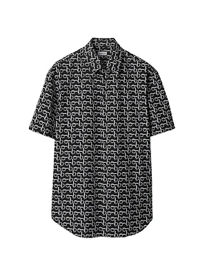 Horsebit Cotton Shirt