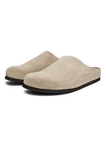 Suede Clogs