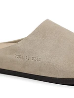 Suede Clogs