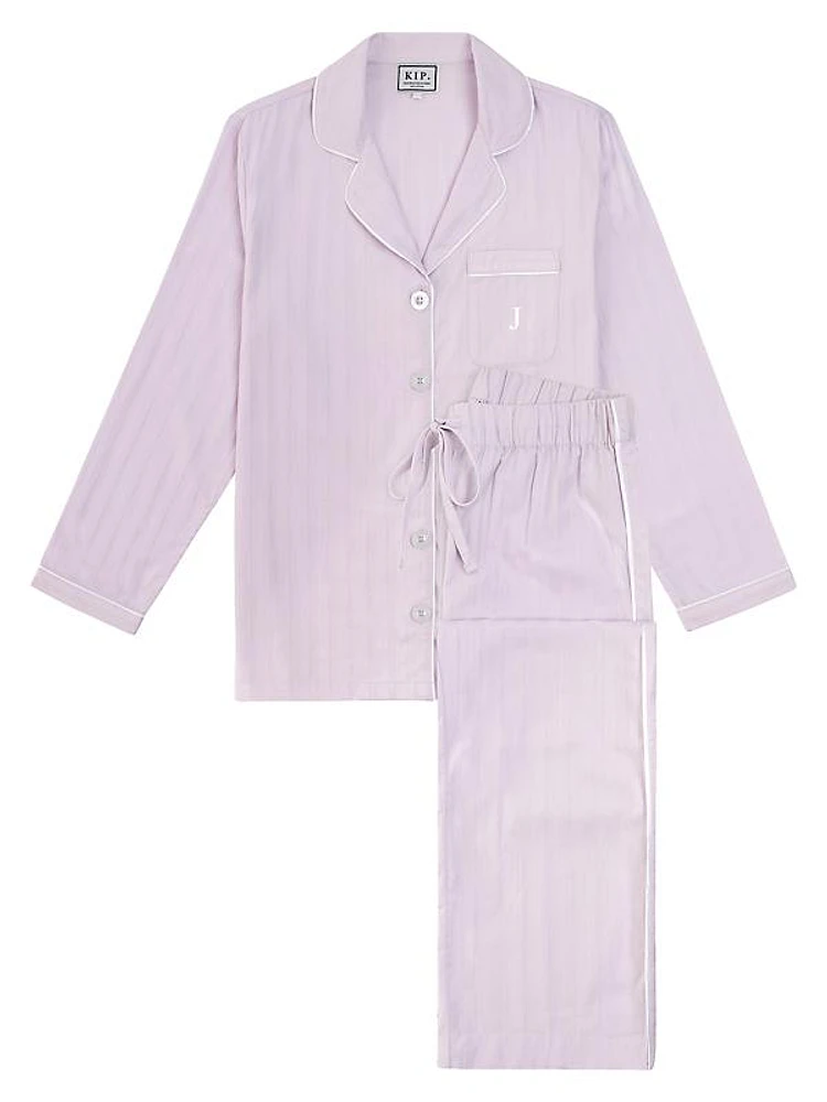 Monogrammed Premium Cotton Collection Pajama Set