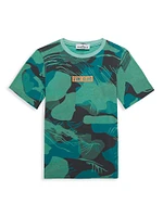 Little Boy's & Logo Tropical T-Shirt