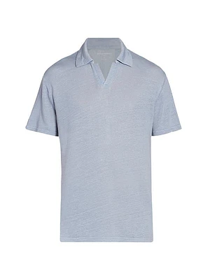 Simon Piece-Dyed Linen Shirt