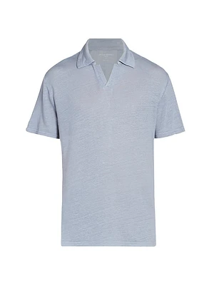 Simon Piece-Dyed Linen Shirt