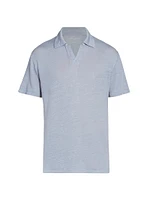 Simon Piece-Dyed Linen Shirt