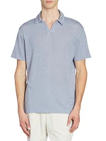 Simon Piece-Dyed Linen Shirt