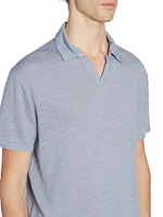 Simon Piece-Dyed Linen Shirt