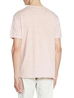 Piece-Dyed Linen T-Shirt