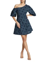 Darcy Floral Eyelet Linen Dress