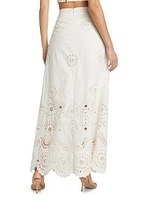 Hortence Floral Eyelet Skirt