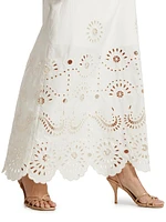 Hortence Floral Eyelet Skirt