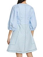 Verna Linen A-Line Minidress