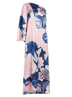 Greta Floral Silk Gown