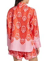 Francis Floral Silk Shirt