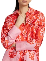 Francis Floral Silk Shirt