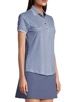 Scarlett Printed Performance Polo