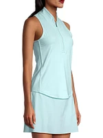 Vesta Sleeveless Quarter-Zip Top