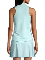 Vesta Sleeveless Quarter-Zip Top