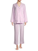 Monogrammed Luxe Stretch Cotton Collection Pajama Set