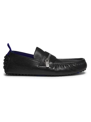 Motor Low Leather Loafers